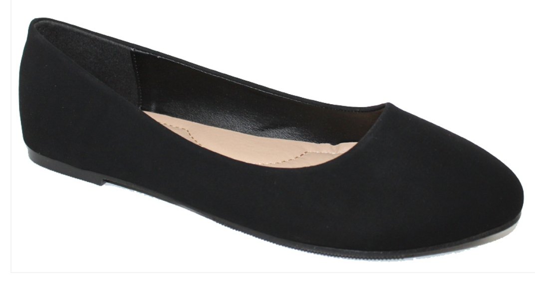 Black flat evening shoes on sale